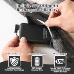 MuroMucci Rechargeable Heated Scarf for Women