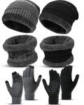 Cozy Winter Hat, Scarf & Gloves Set for All