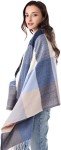 Missshorthair Women's Oversized Winter Plaid Scarf