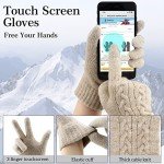 Winter Beanie, Scarf & Touchscreen Gloves Set