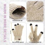 Women's Winter Beanie, Scarf, and Gloves Set