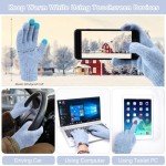 Cozy Winter Beanie, Scarf & Gloves Set - Light Blue