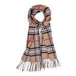 Soft Plaid Scarf for Women and Men