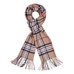 Soft Plaid Scarf for Women and Men