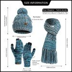 3-in-1 Winter Beanie, Scarf, and Gloves Set