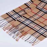 Soft Plaid Scarf for Women and Men