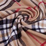 Soft Plaid Scarf for Women and Men