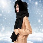 Women's Warm Winter Hat, Scarf & Gloves Set
