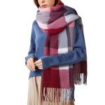 Plaid Winter Scarf for Women - Soft & Warm