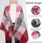 Plaid Winter Scarf for Women - Soft & Warm