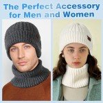 Cozy Fleece-Lined Winter Hat and Scarf Set