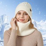 Cozy Fleece-Lined Winter Hat and Scarf Set