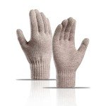 Winter Beanie Hat, Scarf & Touch Screen Gloves Set