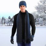 Cozy Winter Beanie, Scarf, and Touchscreen Gloves Set