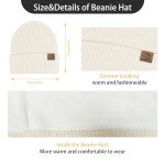 Women's Cozy 3-Piece Hat Scarf Gloves Set