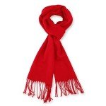 Cozy Red Fall and Winter Women’s Scarf