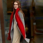 Cozy Red Fall and Winter Women’s Scarf