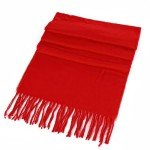 Cozy Red Fall and Winter Women’s Scarf