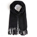 AUSEKALY Women's Oversized Colorful Plaid Scarf