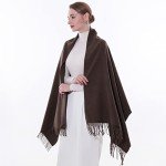 Brown Pashmina Shawl and Wrap for Women
