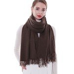 Brown Pashmina Shawl and Wrap for Women