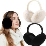 Adjustable Fuzzy Winter Ear Muffs for Women