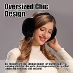 Cozy Fuzzy Winter Ear Muffs for Women - 2 Pack