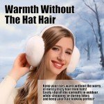 Cozy Fuzzy Winter Ear Muffs for Women - 2 Pack