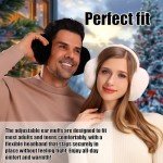Cozy Fuzzy Winter Ear Muffs for Women - 2 Pack