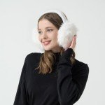 Cute Black Faux Fur Ear Muffs for Women