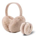 Warm Faux Fur Earmuffs for Women (Khaki)
