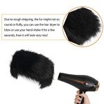 La Carrie Black Faux Fur Winter Earwarmer Headband