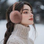 Cozy Plush Winter Ear Muffs for Women