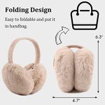 Warm Faux Fur Earmuffs for Women (Khaki)