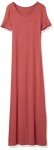 Daily Ritual Women's Crewneck Maxi Dress - Brick