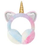 Cute Unicorn Winter Earmuffs for Kids and Women