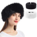 Women's Faux Fur Ear Warmer Headband for Winter