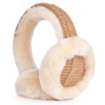 Stylish Foldable Sheepskin Winter Earmuffs for Women