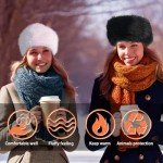 Women's Faux Fur Ear Warmer Headband for Winter