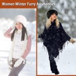 Women's Faux Fur Ear Warmer Headband for Winter
