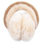 Stylish Foldable Sheepskin Winter Earmuffs for Women