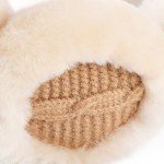 Stylish Foldable Sheepskin Winter Earmuffs for Women