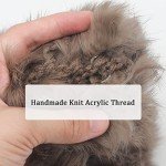 ZLYC Women's Rabbit Fur Winter Headband Earmuffs