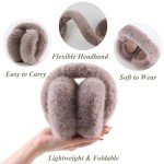 Cozy Faux Fur Foldable Ear Muffs for Women