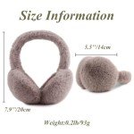 Cozy Faux Fur Foldable Ear Muffs for Women