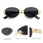 Trendy Retro Oval Sunglasses for Women and Men