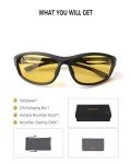 FIMOSON Night Vision Sunglasses for All Sports