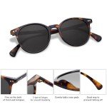 Vintage Round Polarized Sunglasses for Women