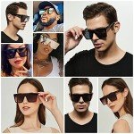 Oversized Square Sunglasses Set for Women & Men