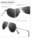 Polarized Retro Aviator Sunglasses for Men & Women